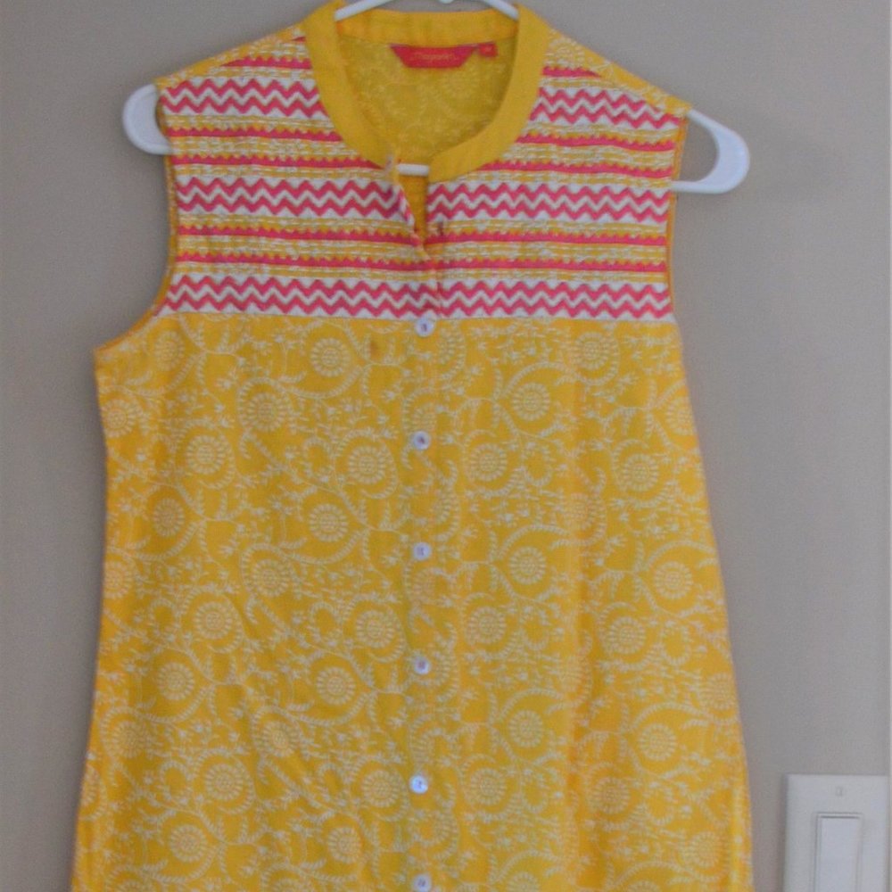 *** LOVELY PASTEL LONG KURTA SIZE S-M + FREE Gift***